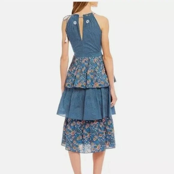 Anthropologie Kopal Izzy Embroidered Tiered Dress - Picture 3 of 9